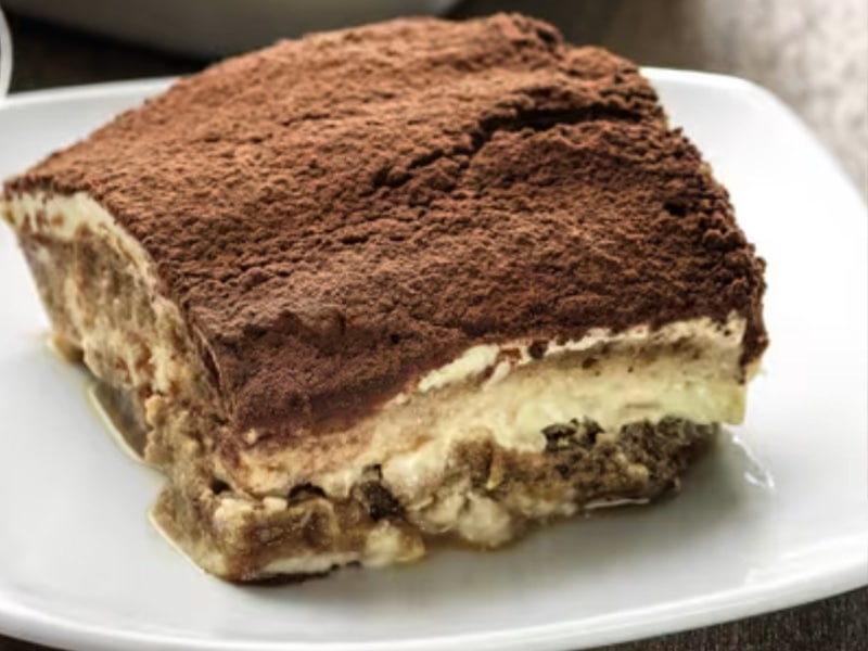 La Constance - Photo d'un tiramisu servi lors de l'animation Italie