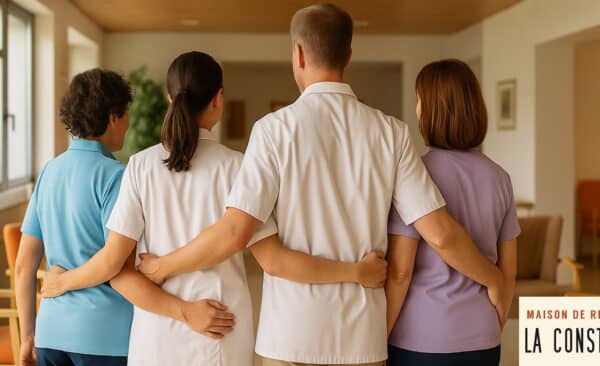 11Photo IA de 4 personnes d'un Conseil de la Vie Sociale Juin 2025 pour la Constance