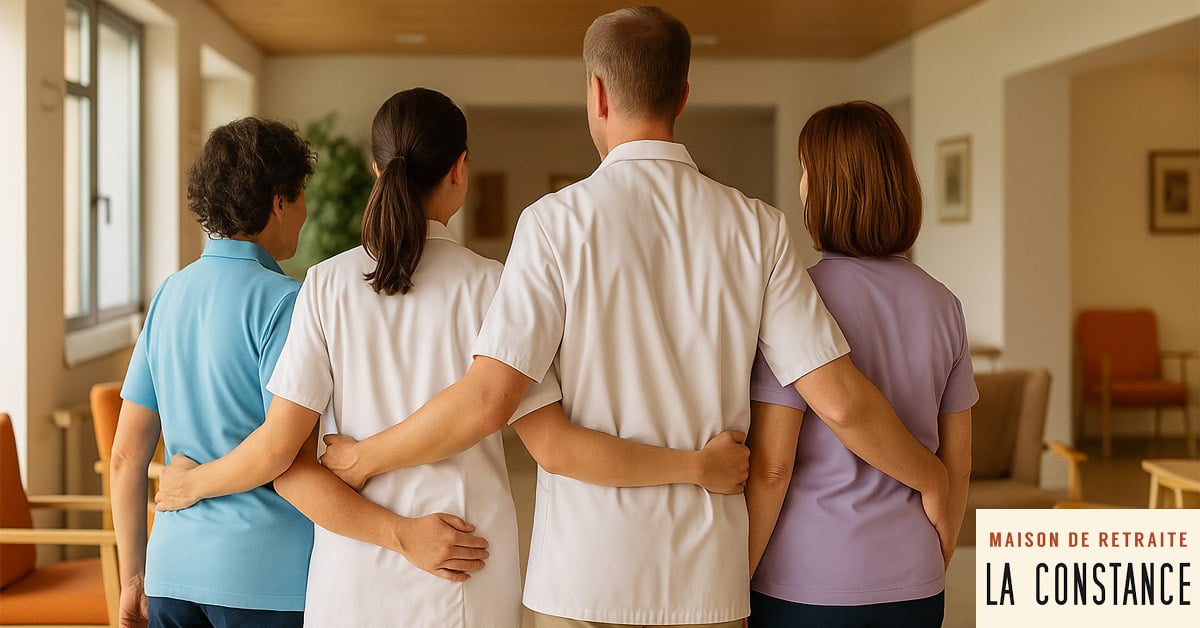 11Photo IA de 4 personnes d'un Conseil de la Vie Sociale Juin 2025 pour la Constance