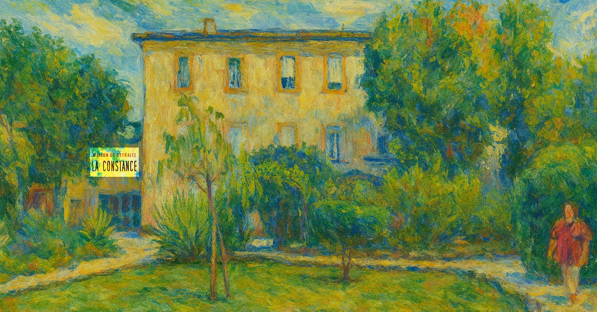 11Vue de la façade de la résidence Seniors La Constance façon Paul Cezanne pour l'article sur le Conseil de la Vie Sociale 2025 de novembre