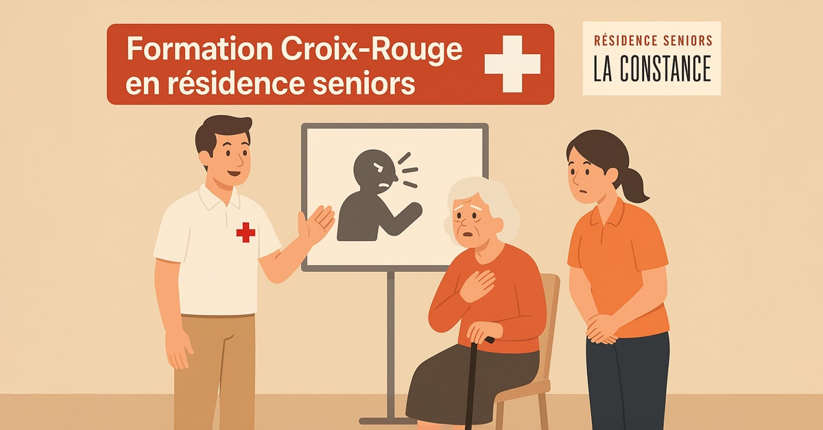 11La Constance à Marseille. Illustration pour la formation Croix-Rouge en résidence seniors